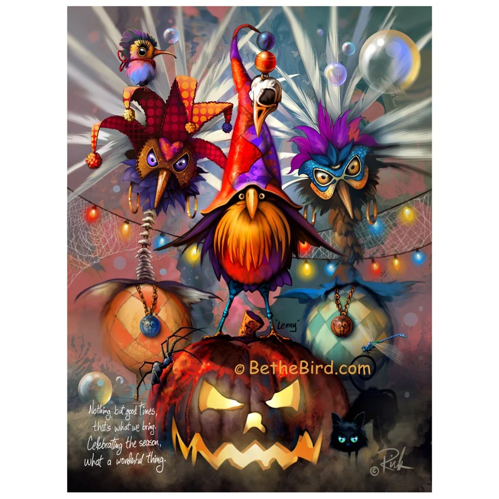 ダイヤモンドアートクラブ　LENNY...Pumpkin Master LENNYPumpkin Master' - by artist Richard Lorenz — Be the Bird!